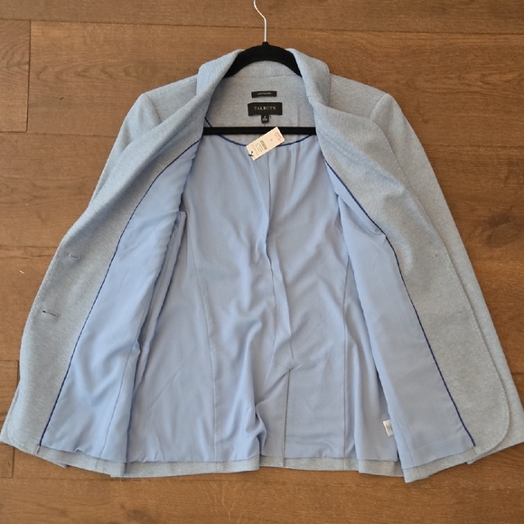 Talbots Light Blue Women's Blazer - Picture 2 of 9